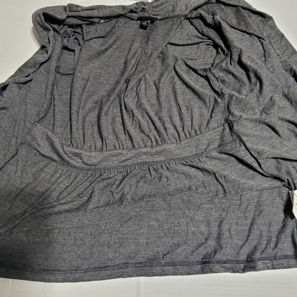 NWT, AB Studio Cardigan, Black Size XL - Picture 8 of 10